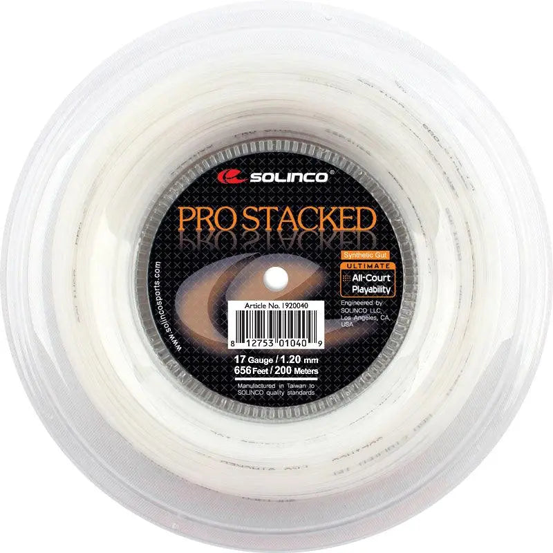 Solinco Pro Stacked Synthetic Gut 17 Reel – Racquet Point