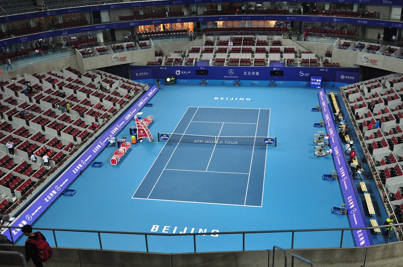 Indoor tennis stadium