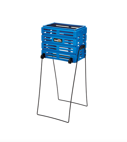 Ballport with wheels in blue color