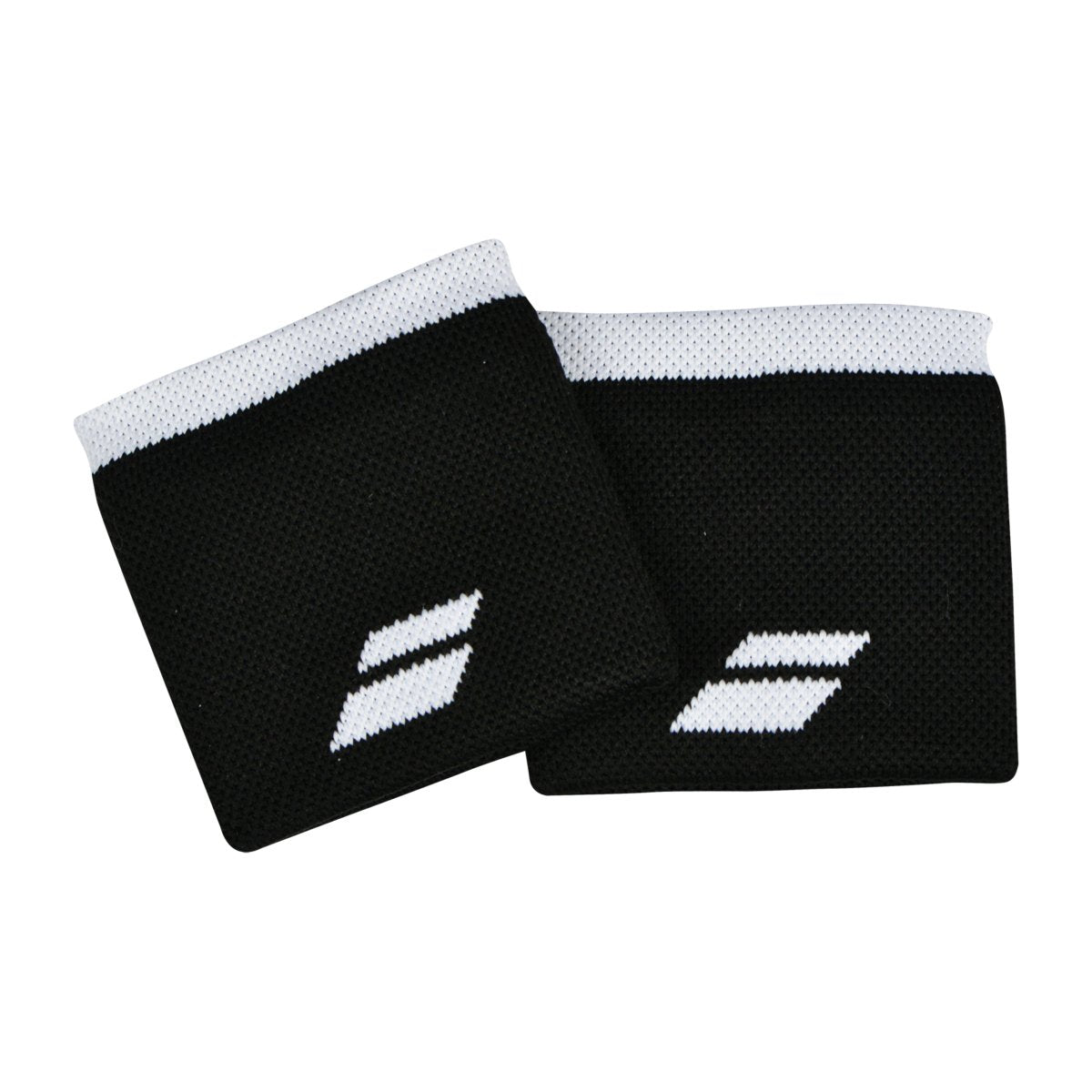 Babolat Logo Singlewide Wristbands Black/white - Racquet Point