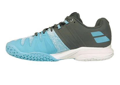 Babolat Propulse Blast All Court Women's Tennis shoe - Grey/White/Blue radiance - Racquet Point