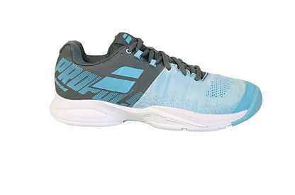 Babolat Propulse Blast All Court Women's Tennis shoe - Grey/White/Blue radiance - Racquet Point