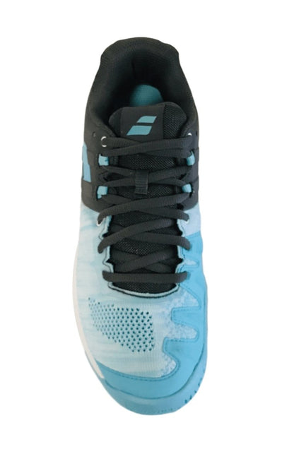 Babolat Propulse Blast All Court Women's Tennis shoe - Grey/White/Blue radiance - Racquet Point