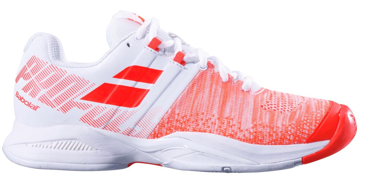 Babolat Propulse Blast All Court Women's Tennis shoe - White Fluo Strike - Racquet Point