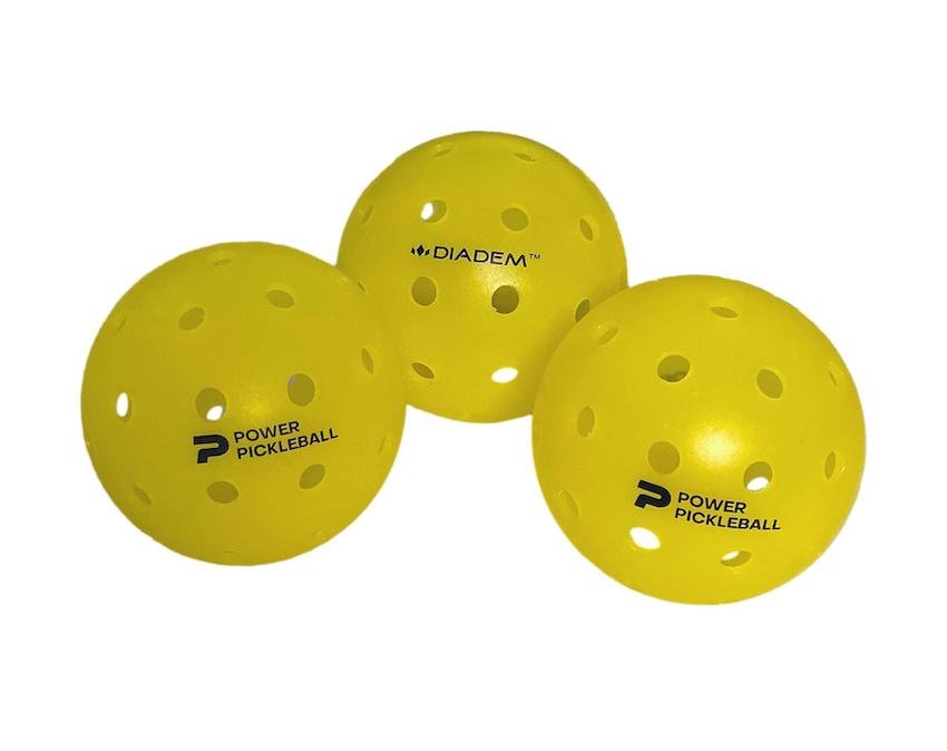 Diadem Power Pickleball - Bag with 3 balls - Racquet Point