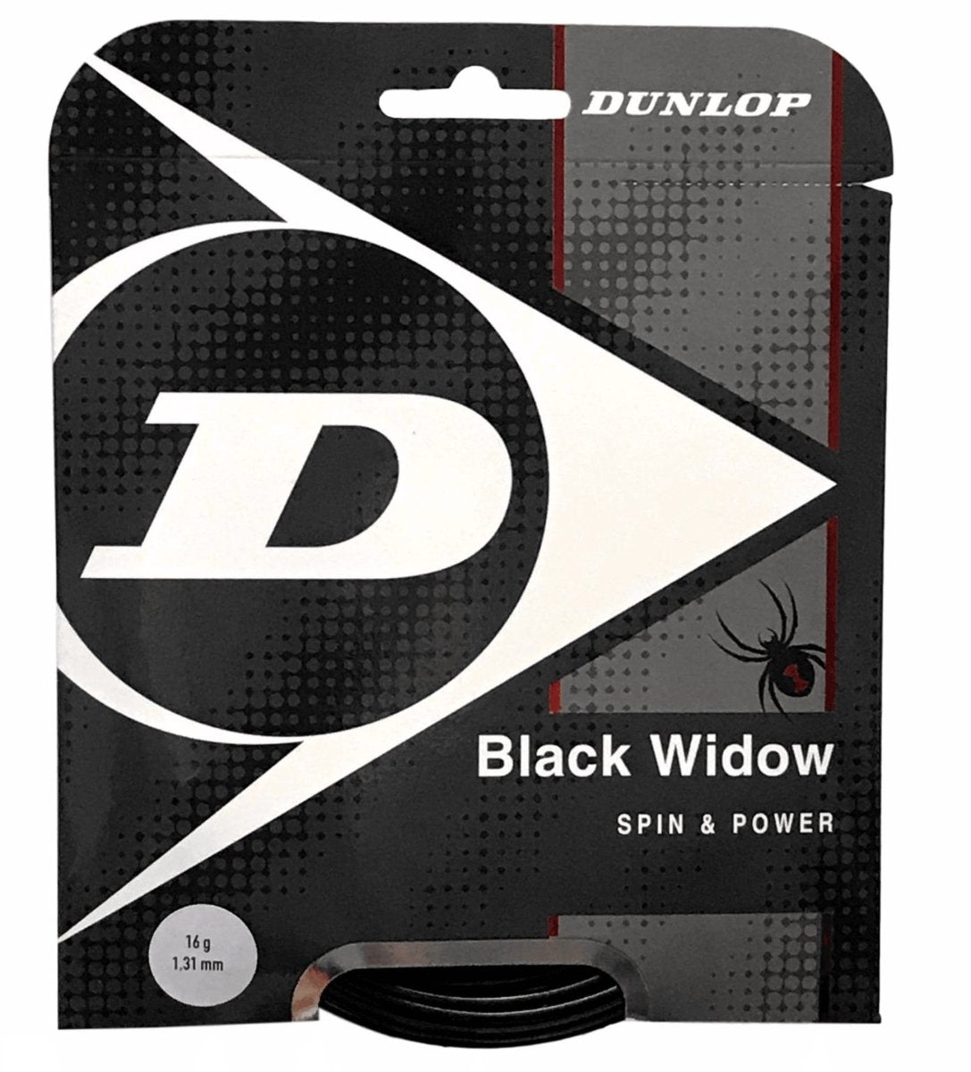 Dunlop Black Widow 16 Tennis String Set - Racquet Point