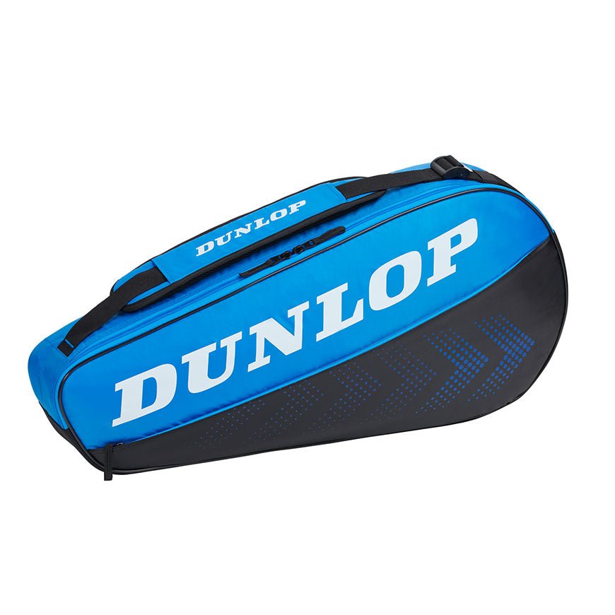 Dunlop FX Club 3 Tennis Racket Bag - Black/Blue - Racquet Point