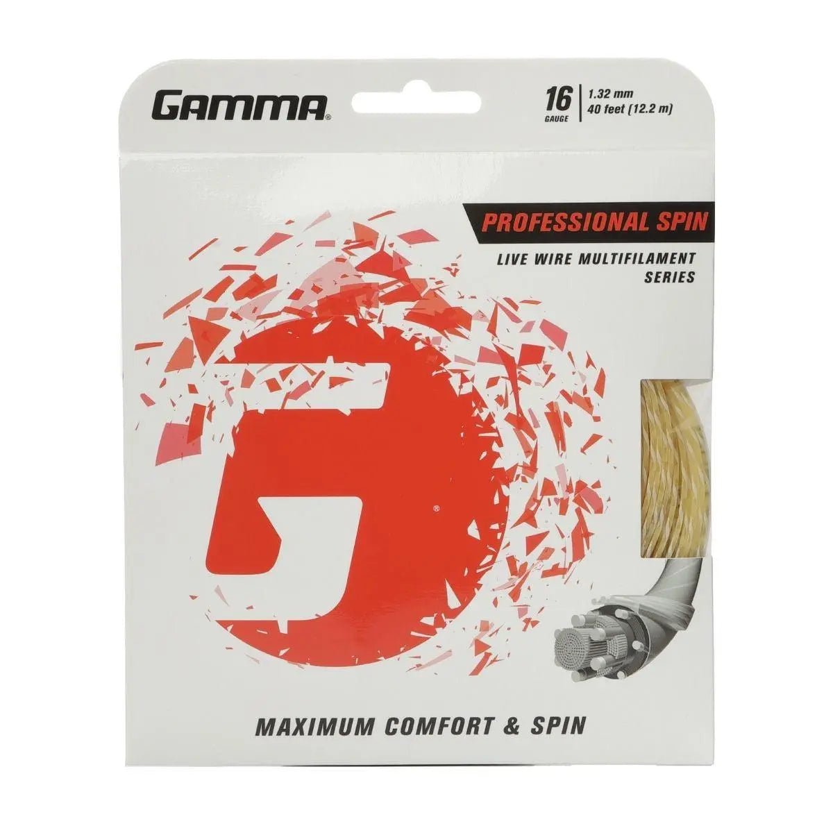 Gamma Professional 16 Tennis String Set - Racquet Point