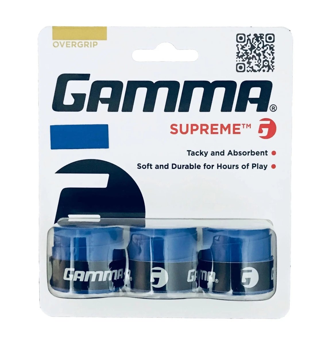 Gamma Supreme Overgrip - 3 pack - Racquet Point