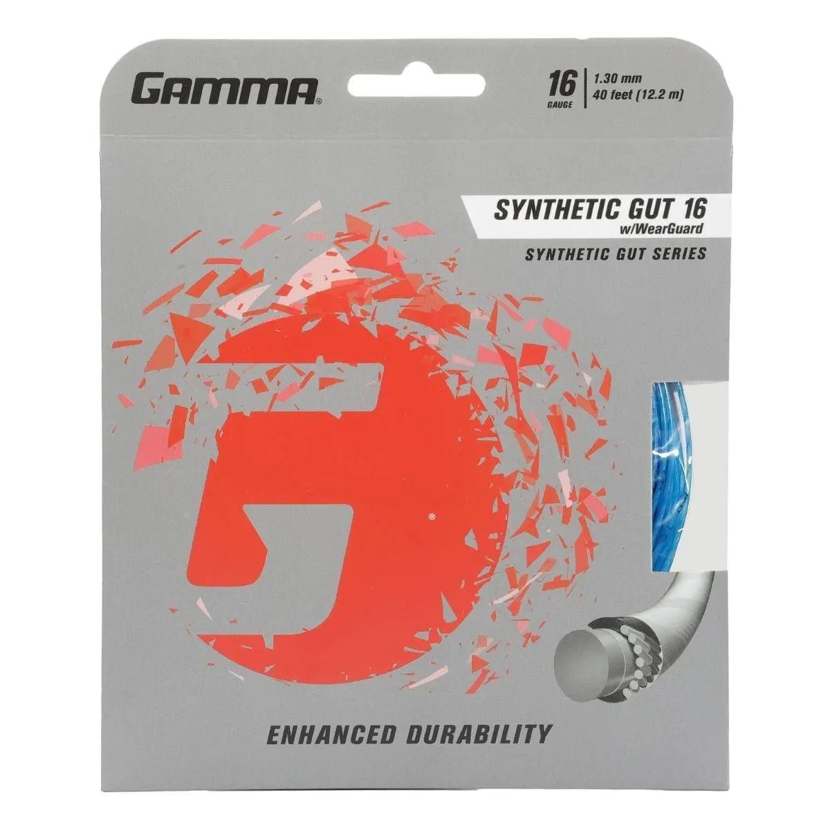 Gamma Synthetic Gut w/ Wearguard 16 String - Racquet Point