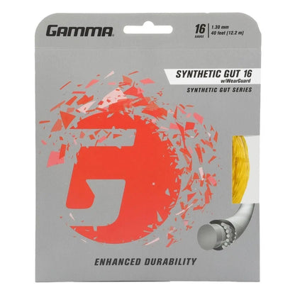 Gamma Synthetic Gut w/ Wearguard 16 String - Racquet Point