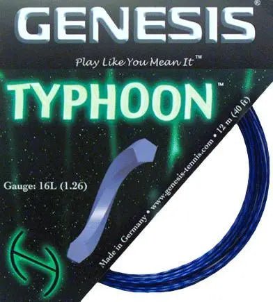 Genesis Typhoon 16L Tennis String Set - Blue - Racquet Point