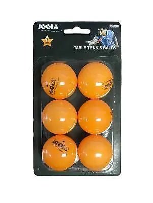 Joola Leisure 1 Star Ping Pong Table Tennis Balls - 6 orange balls - Racquet Point