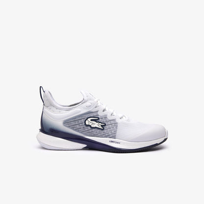 Lacoste AG - LT23 LIte Men's Tennis Shoes - White/Blue - Racquet Point