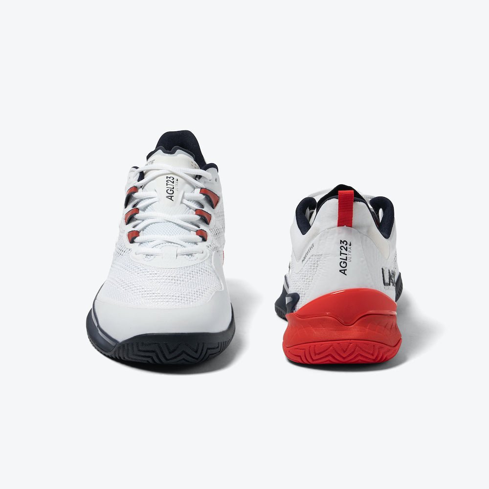 Lacoste AG - LT23 Ultra Men’s Tennis Shoes - White/Navy/Red - Racquet Point