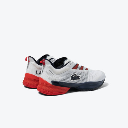 Lacoste AG - LT23 Ultra Men’s Tennis Shoes - White/Navy/Red - Racquet Point