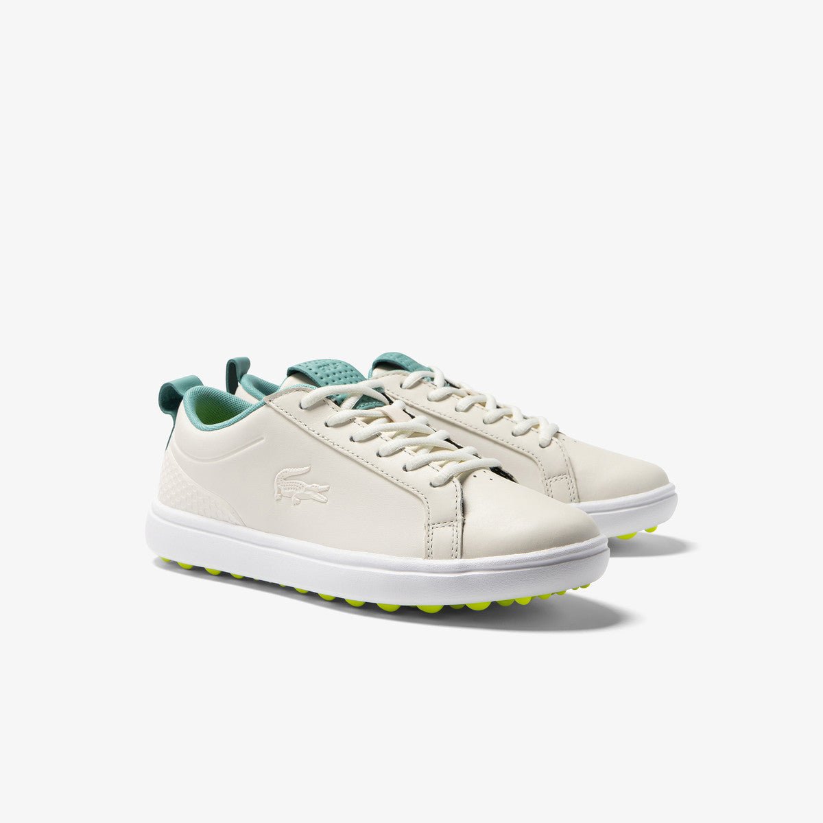 Lacoste G ELITE Women's Lite Synthetic Golf Shoes - Beige - Racquet Point