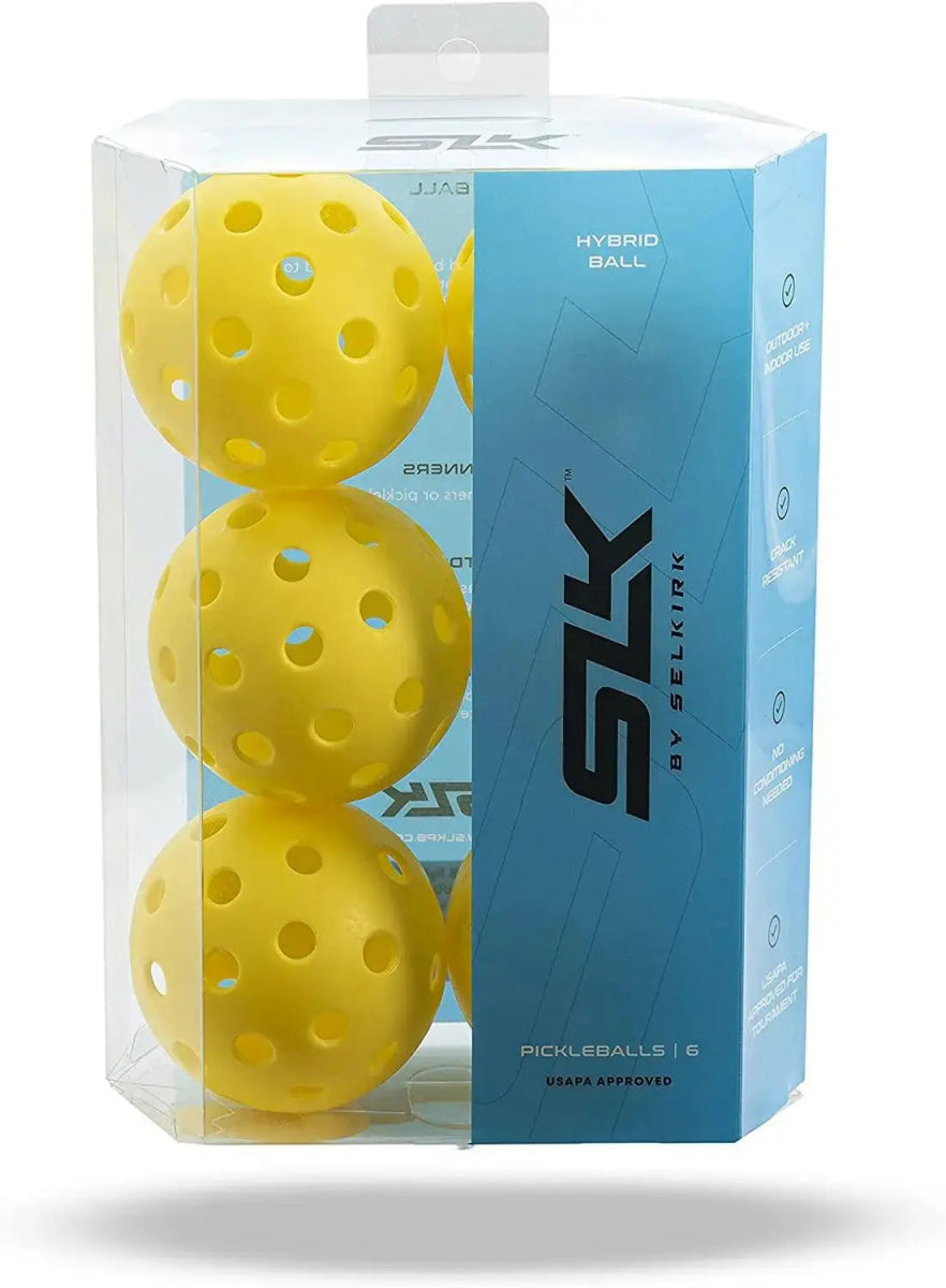 Selkirk Pickleballs SLK Hybrid Indoor and Outdoor - 6 balls - Racquet Point