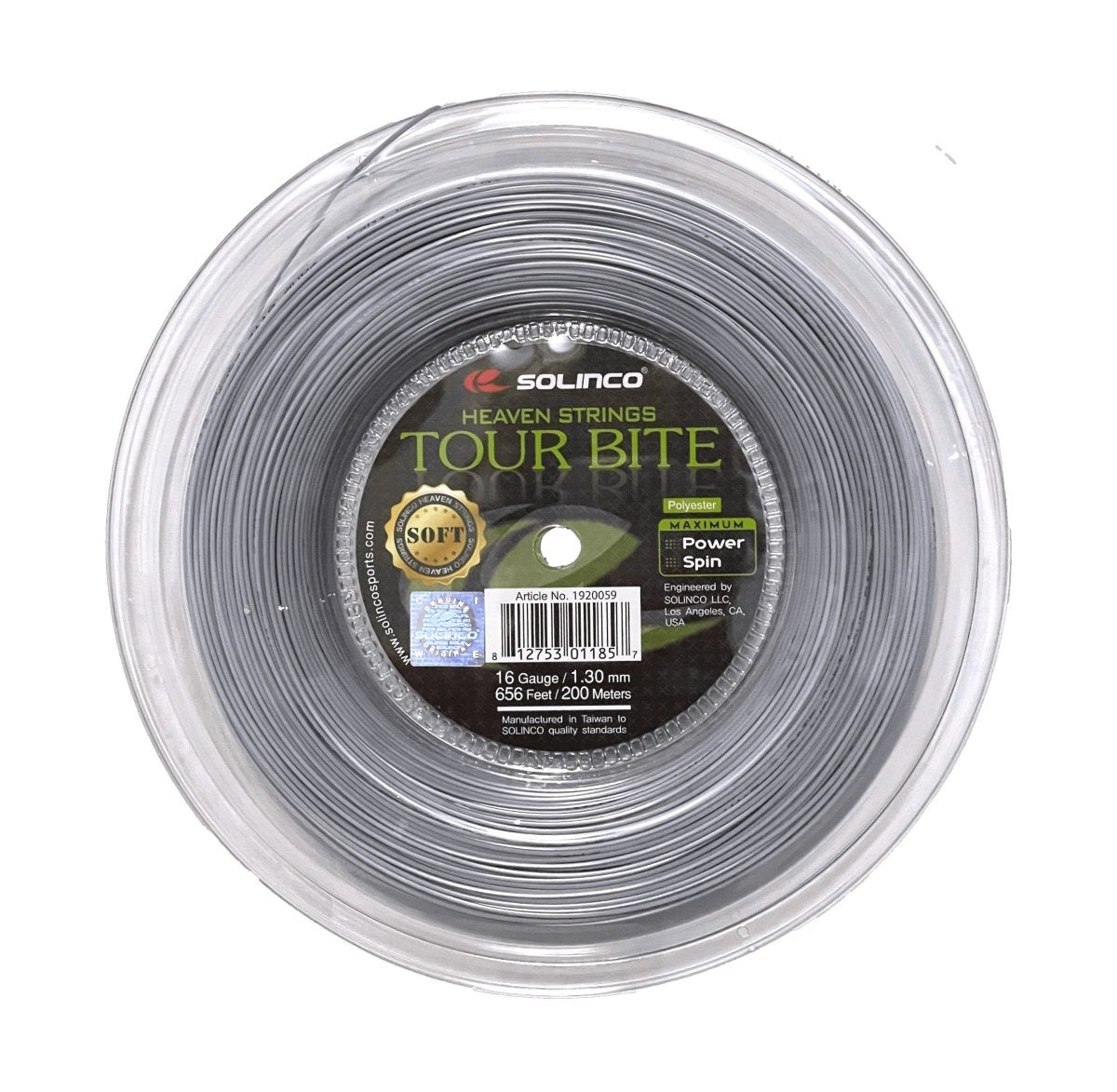 Solinco Tour Bite SOFT 16 Tennis String Reel - 656' - Racquet Point