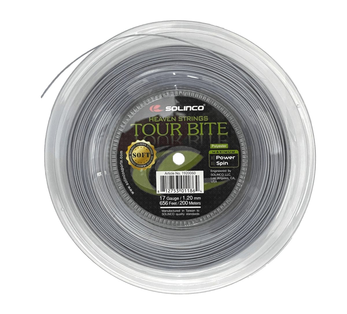 Solinco Tour Bite SOFT 17 Tennis String Reel - 656' - Racquet Point