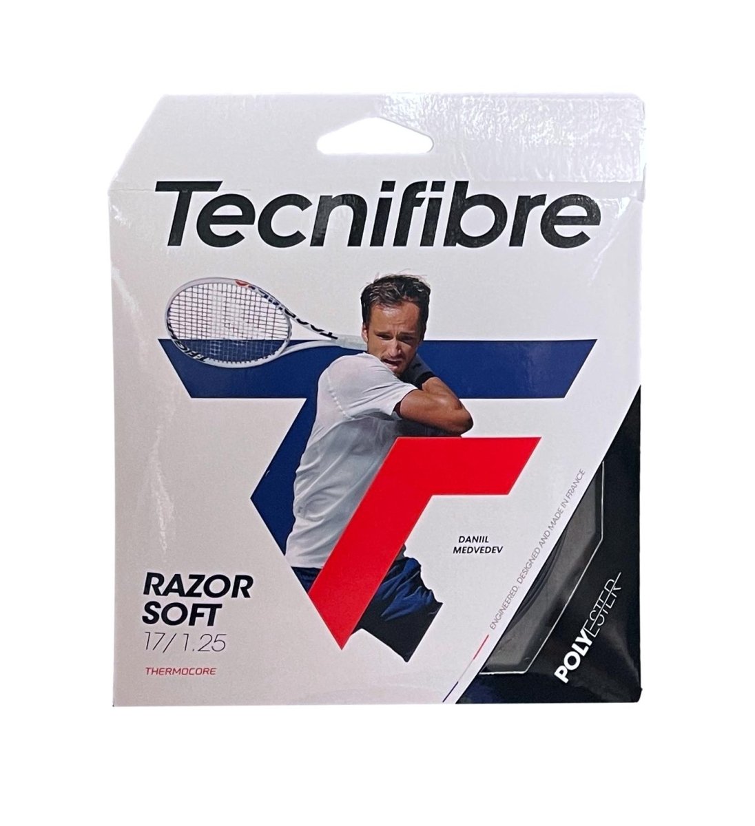 Tecnifibre Razor Soft 17 Tennis String Carbon - Racquet Point