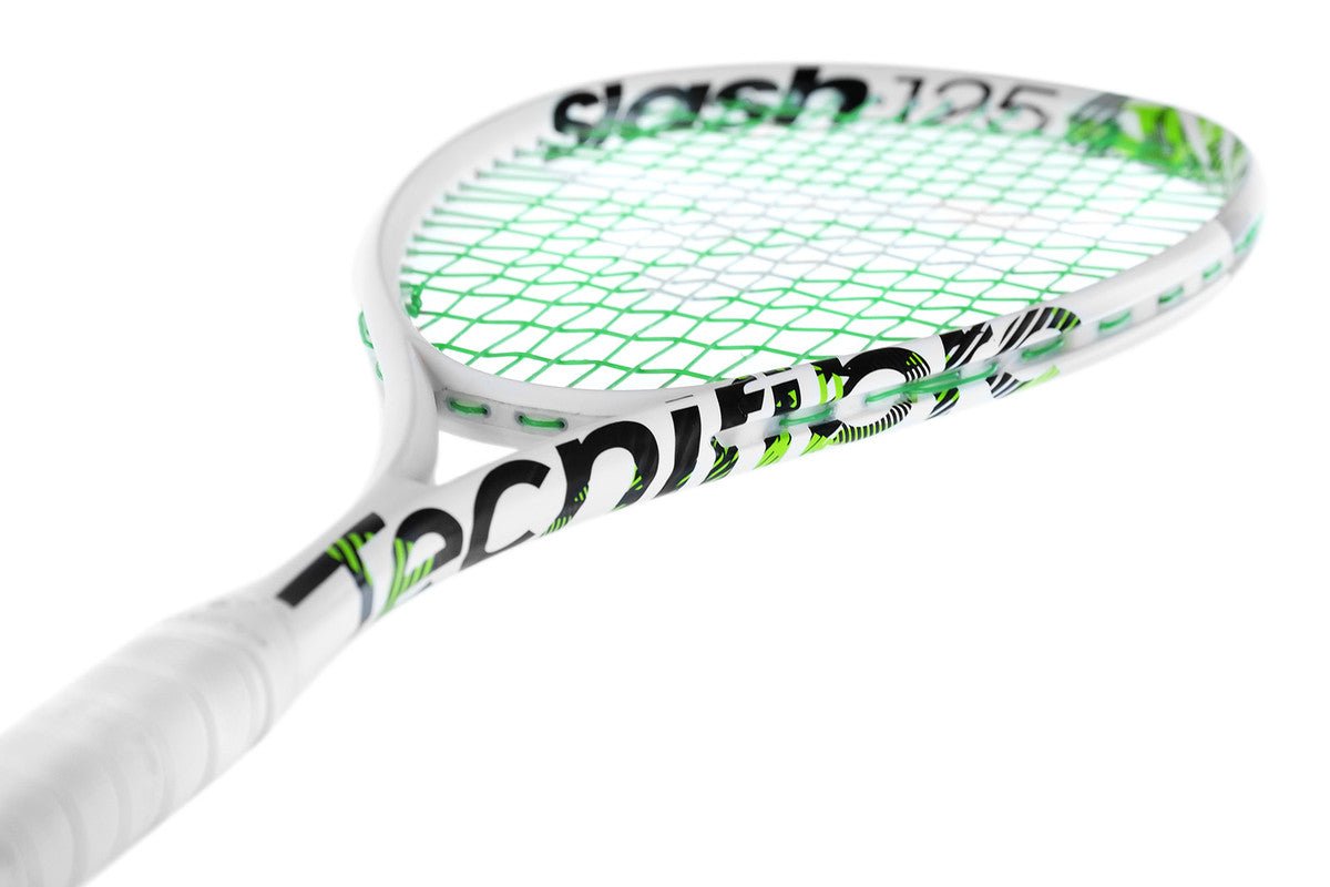 Tecnifibre Slash 125 Squash Racquet - White - Racquet Point