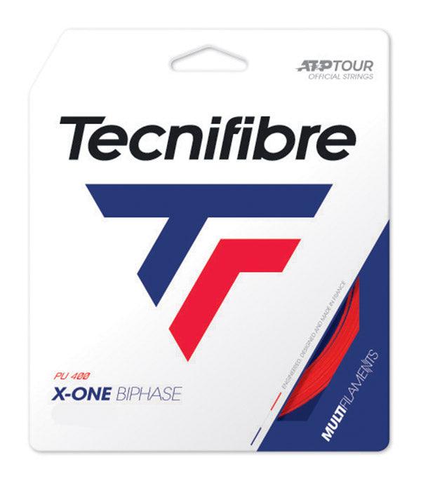 Tecnifibre X - One Biphase 16 Tennis String Red - Racquet Point