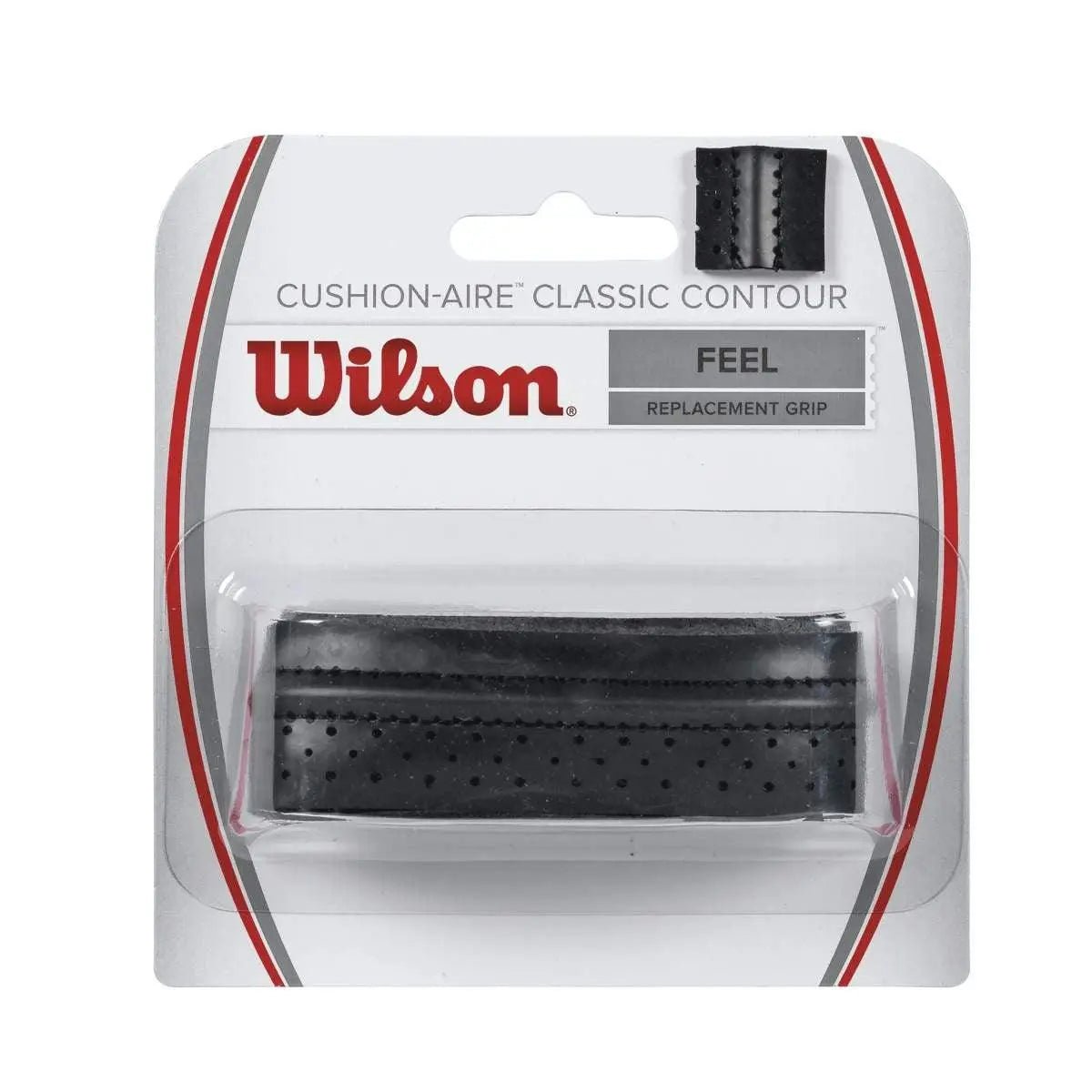 Wilson Cushion - Air Classic Contour Replacement Grip - Black - Racquet Point