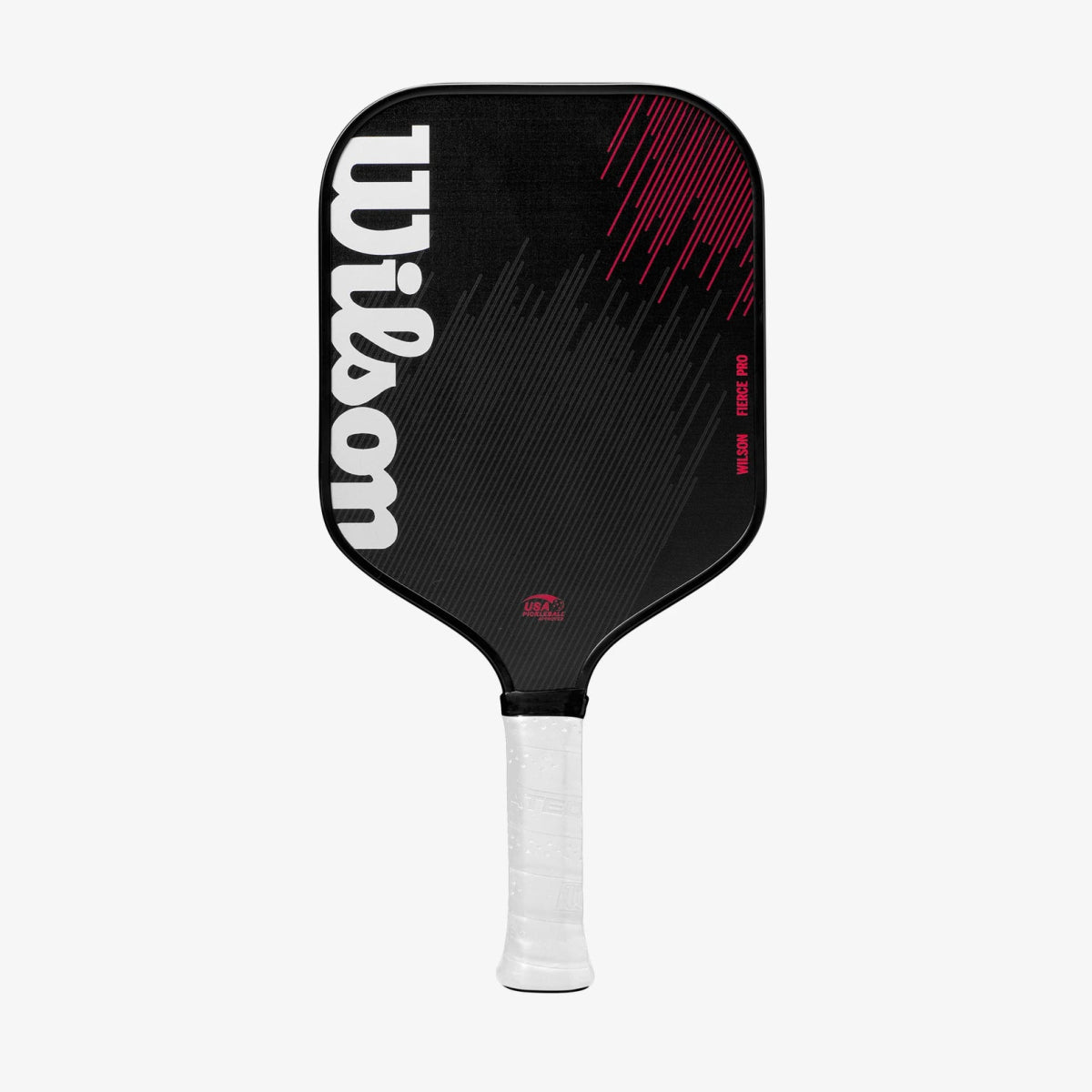 Wilson Fierce Pro 13 Pickleball Paddle - Black / Red - Racquet Point