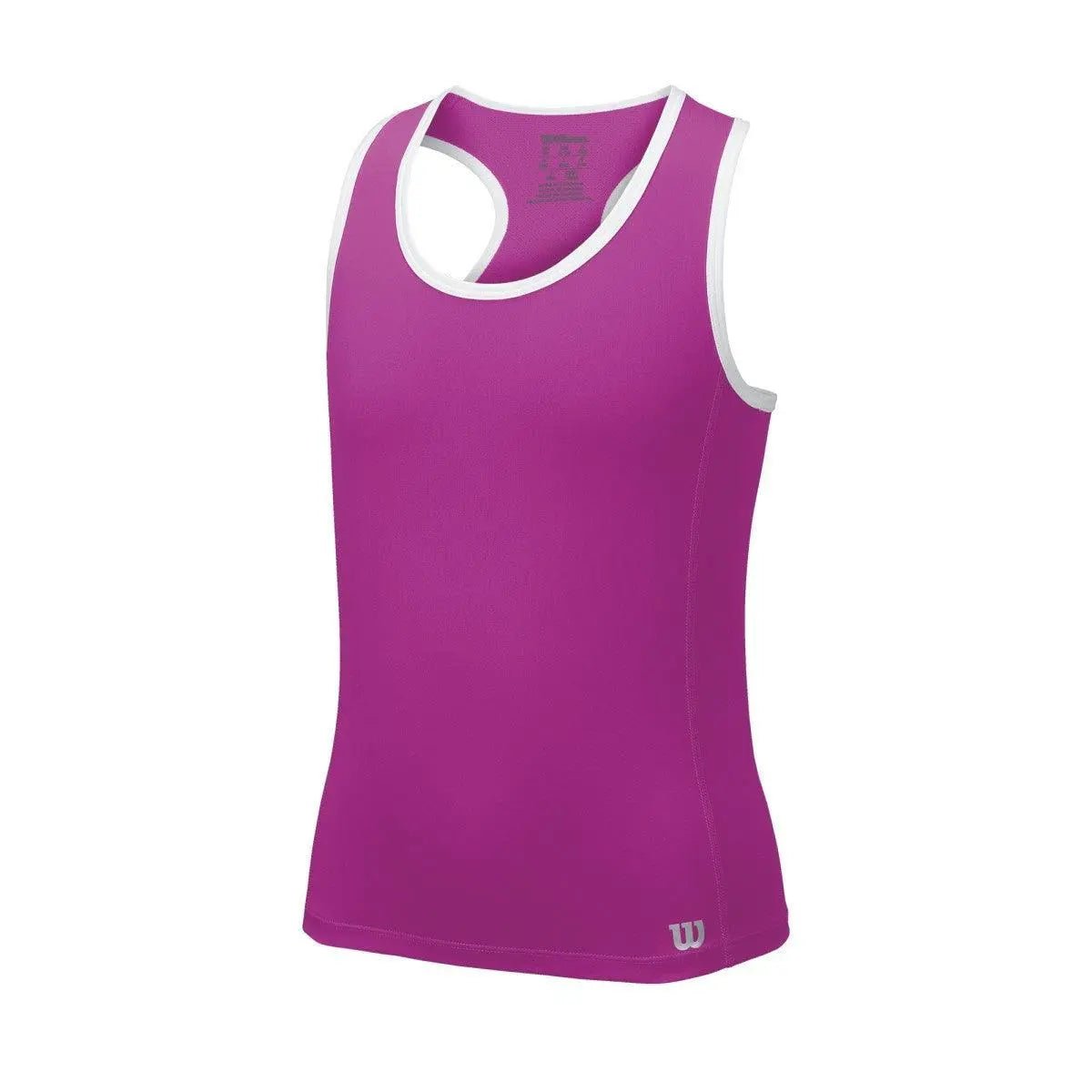 Wilson Girl's Core Tank - Pink/white - Racquet Point