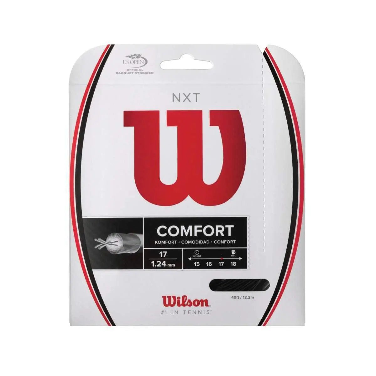 Wilson NXT 17 Tennis String Set - Black - Racquet Point