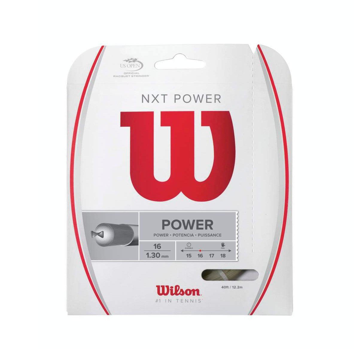 Wilson NXT Power 16 Tennis String Set - Racquet Point