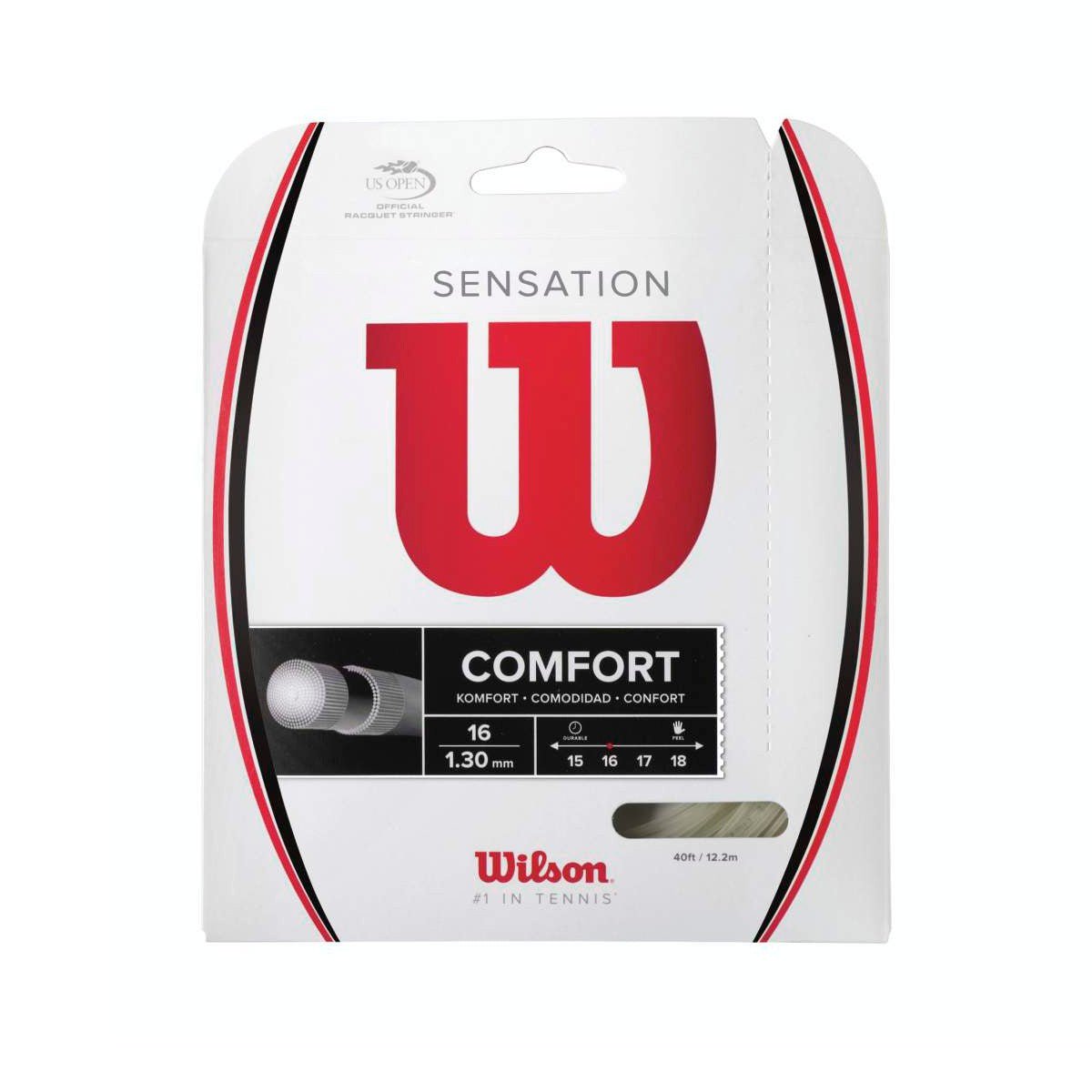 Wilson Sensation 16 Tennis String Set - Racquet Point