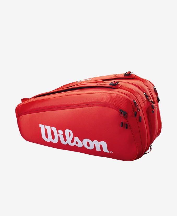 Wilson Super Tour 15 Pack Tennis Bag - Red - Racquet Point