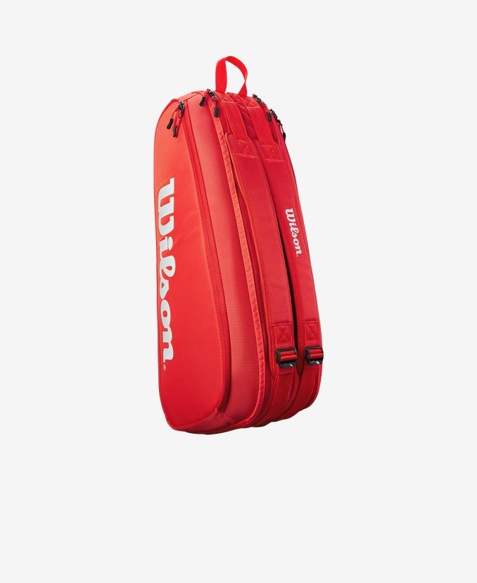 Wilson Super Tour 6 Pack Tennis Bag - Red - Racquet Point