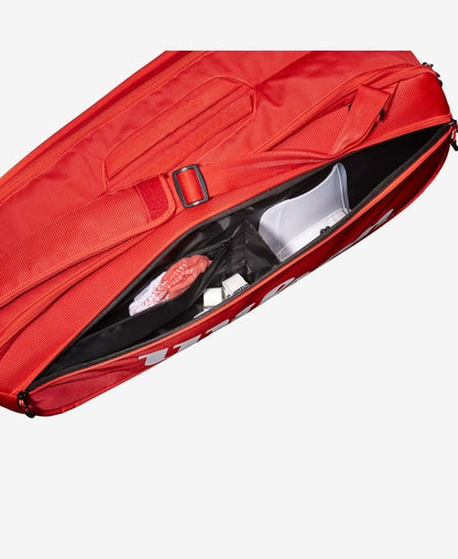 Wilson Super Tour 6 Pack Tennis Bag - Red - Racquet Point