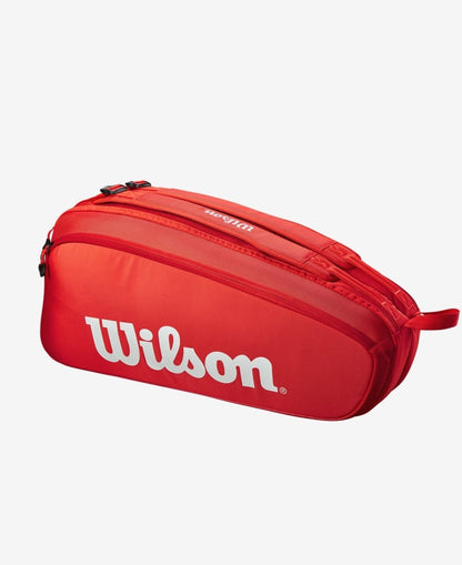 Wilson Super Tour 6 Pack Tennis Bag - Red - Racquet Point