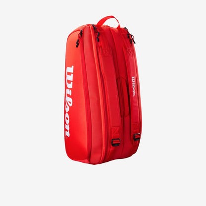 Wilson Super Tour 9 Pack Tennis Bag - Red - Racquet Point