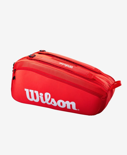 Wilson Super Tour 9 Pack Tennis Bag - Red - Racquet Point