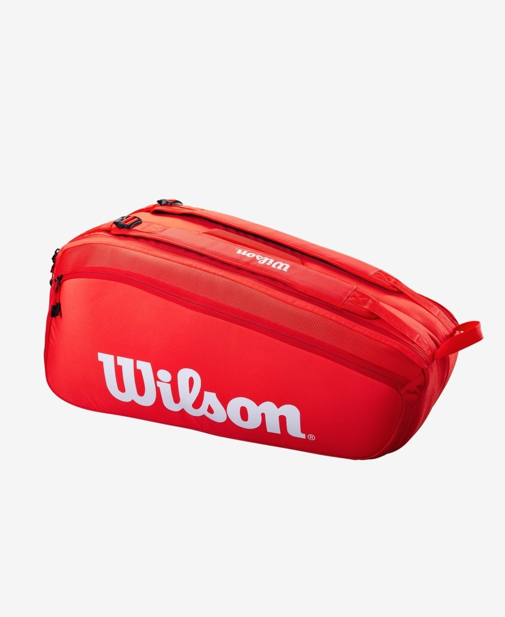 Wilson Super Tour 9 Pack Tennis Bag - Red - Racquet Point