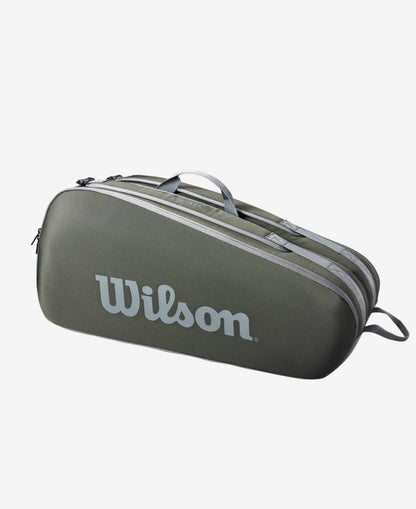 Wilson Tour Tennis Bag Dark Green 6 Pack - Racquet Point