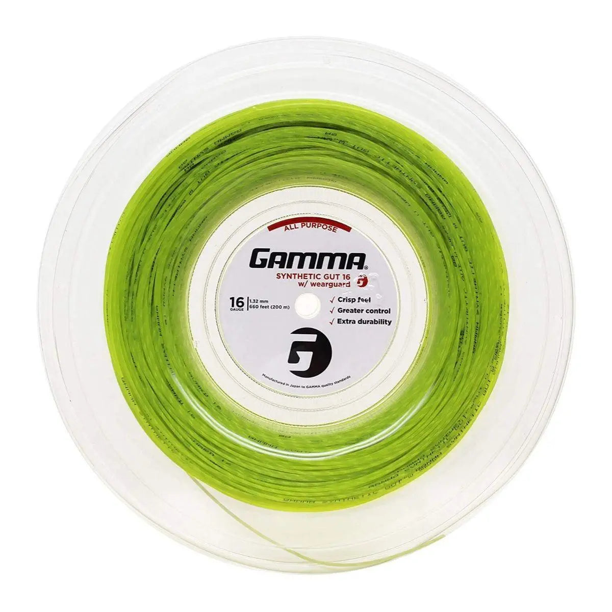 Gamma Synthetic Gut Wearguard 16 String Reel – Racquet Point